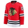Män Ishockey Chicago Blackhawks tröja med eget tryck Fanatics Premium 2024-25 Röd Hemma